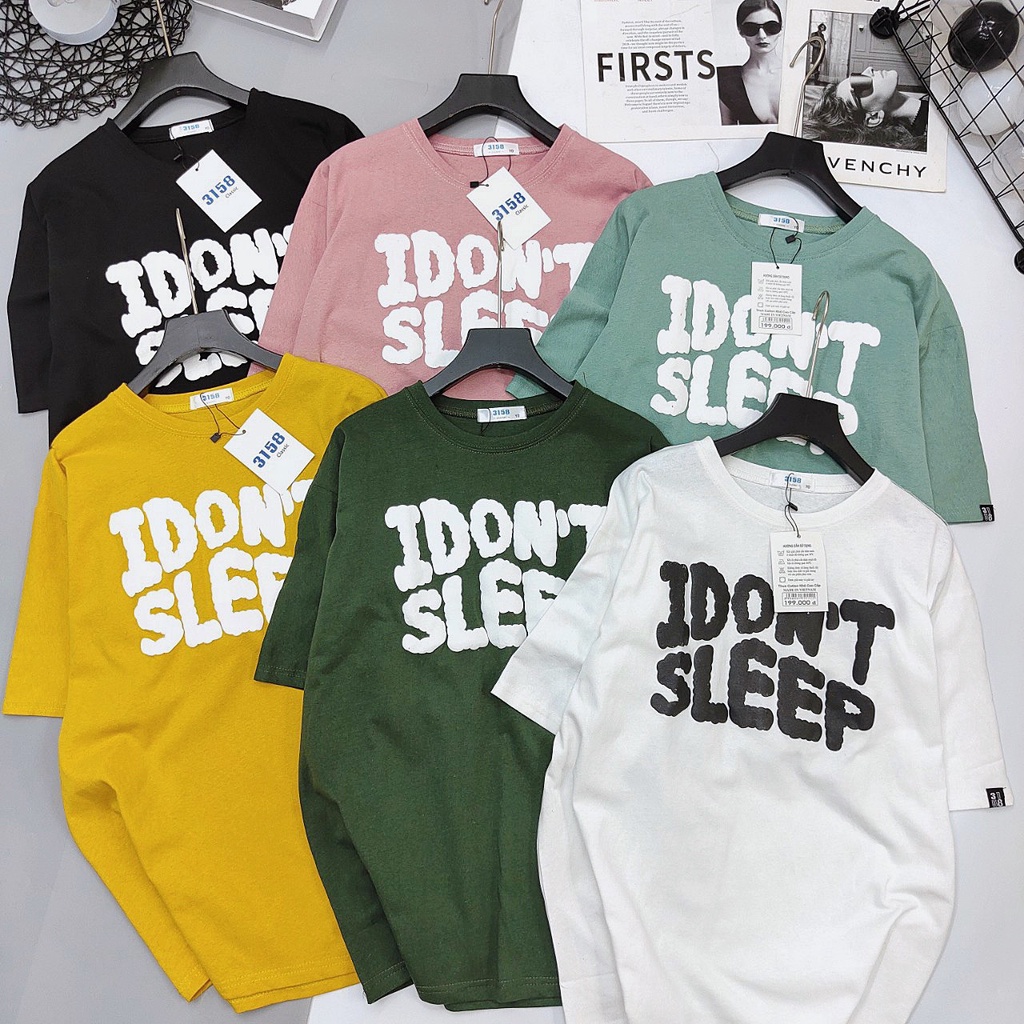 Áo thun cotton 3158 vải dày form rộng hàng xịn may kỉ