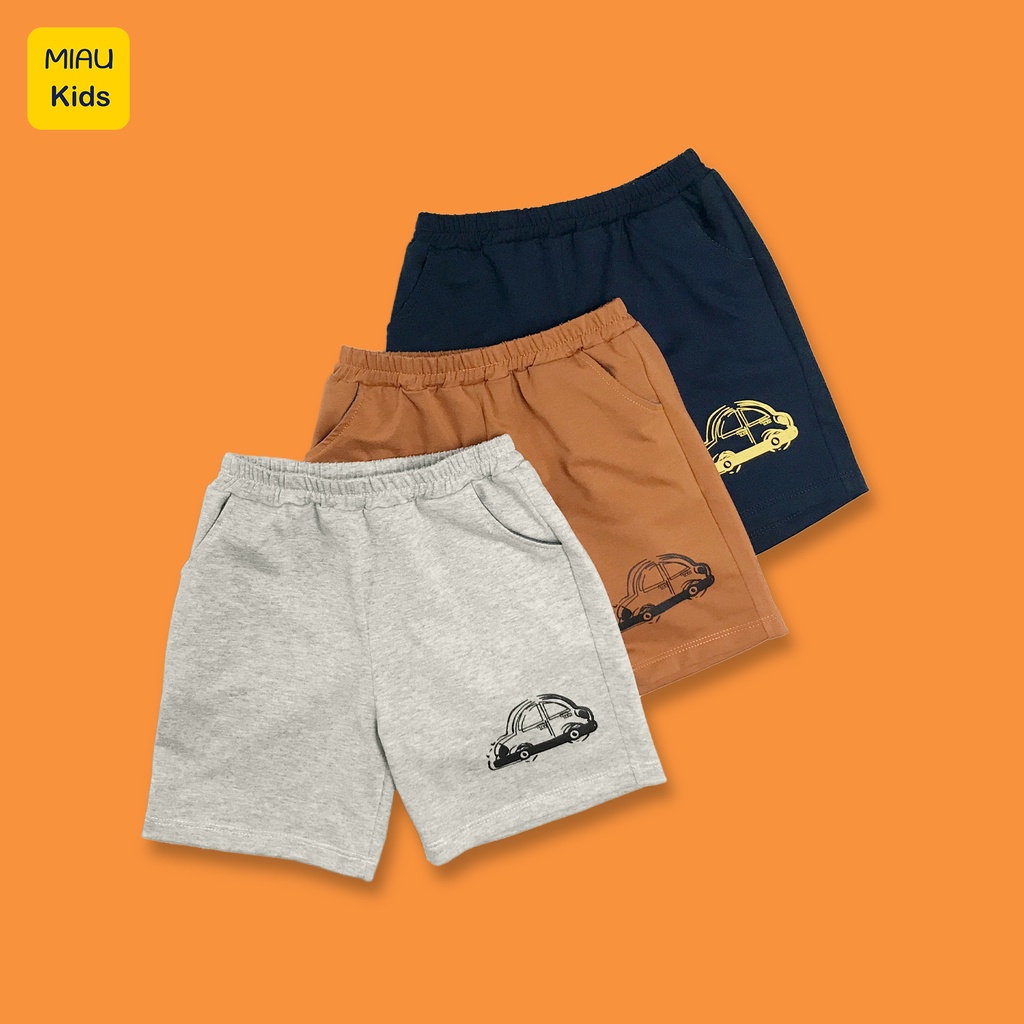 Đồ Bộ Bé Trai Họa Tiết Xe Ô Tô Vẽ Tay Cực Đáng Yêu Chất Thun Cotton Mềm Mịn Thoáng Mát Cho Bé Mặc Hè Mát Mẻ