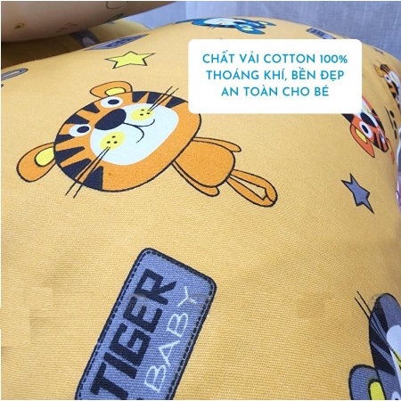 Gối ôm cho bé kích thước 20x60cm chất liệu 100% cotton mẫu người nhện-sanxuatchangagoi