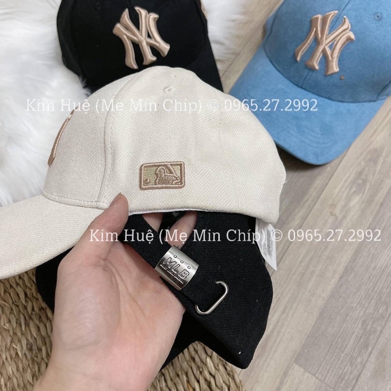 Mũ thêu chữ NY xuất xịn, full tag