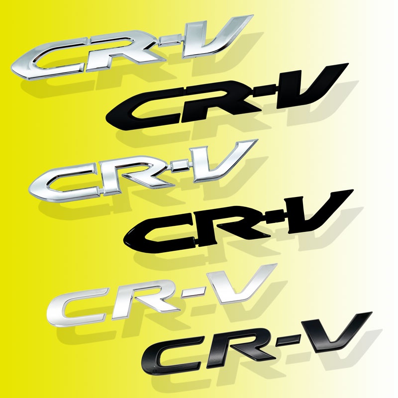 FENDER Logo 3D ABS CRV CR-V Dán Trang Trí Thân Xe Hơi Honda Civic Accord Odyssey JAZZ CRV Fit