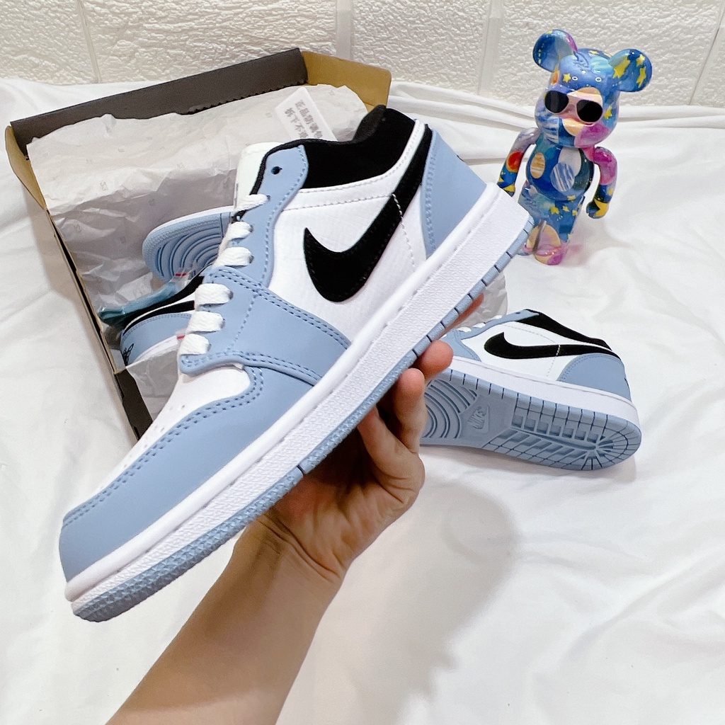 Giày Thể Thao Nam Nữ Ngô Thắng JD Thấp Navy Trắng Xanh