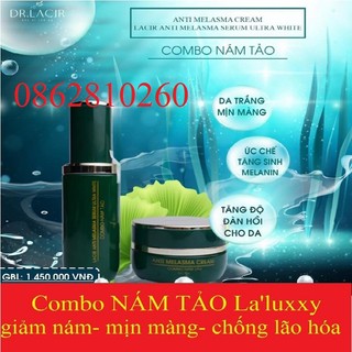 Combo gồm kem + serum nám tảo la'luxxy dr lacir giúp giảm nám,tàn nhang,ức chế sản sinh melanin,giảm quá trình lão hóa ♥