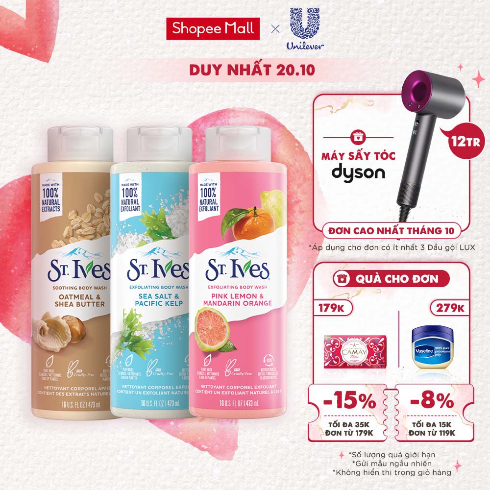 Sữa tắm dưỡng da St.Ives 473ml