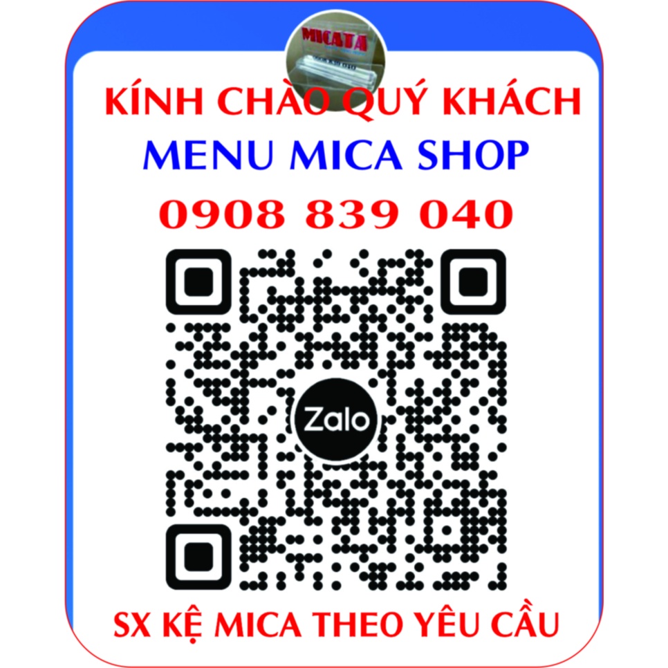 MENU MICA  QUÉT MÃ QR - SX THEO YÊU CÀU QUÝ KHÁCH ok
