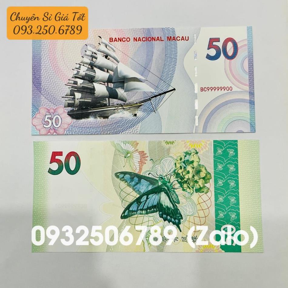 COMBO 10 Tờ Tiền Kỉ Niệm Thuận Buồm Xuôi Gió Của Macao , Phong Thủy May Mắn