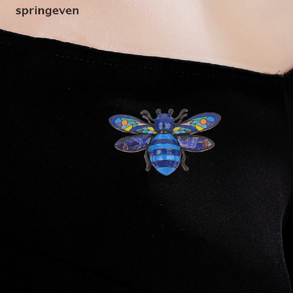 Ghim Cài Áo Hình Chú Ong Hoạt Hình Nhiều Màu Sắc Dễ Thương Cho Nữ