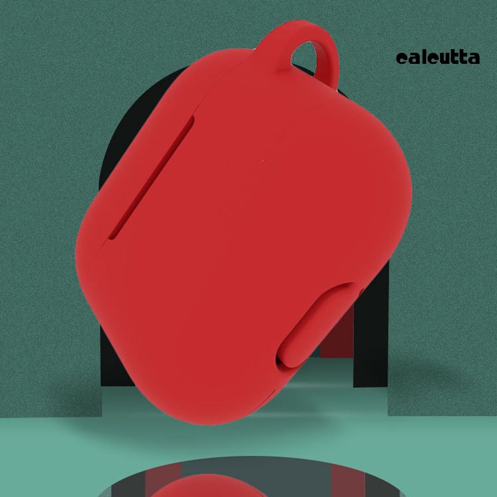 Vỏ Bảo Vệ Hộp Sạc Tai Nghe AirPods 3 Không Dây Bằng Silicon Hấp Thụ Sốc / Bụi Bẩn Kèm Móc Khóa Tiện Dụng