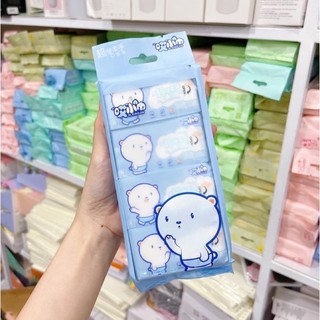 Khăn giấy ướt mini cực tiện dụng (8 gói nhỏ/bịch)