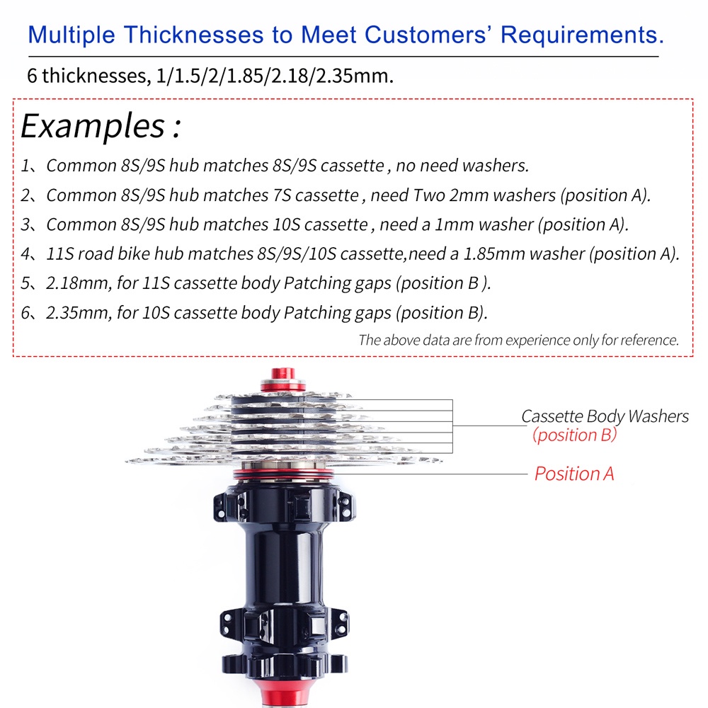 Vòng Đệm Líp Xe Đạp MTB Chất Lượng Cao
