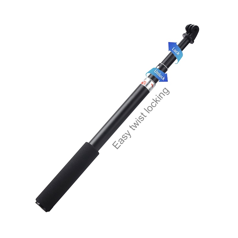Gậy Tự Sướng Bằng Nhôm 29 inch Cho GoPro Hero 11 10 9 8 7 Insta360 X3 Session Dji Osmo Action 3 2