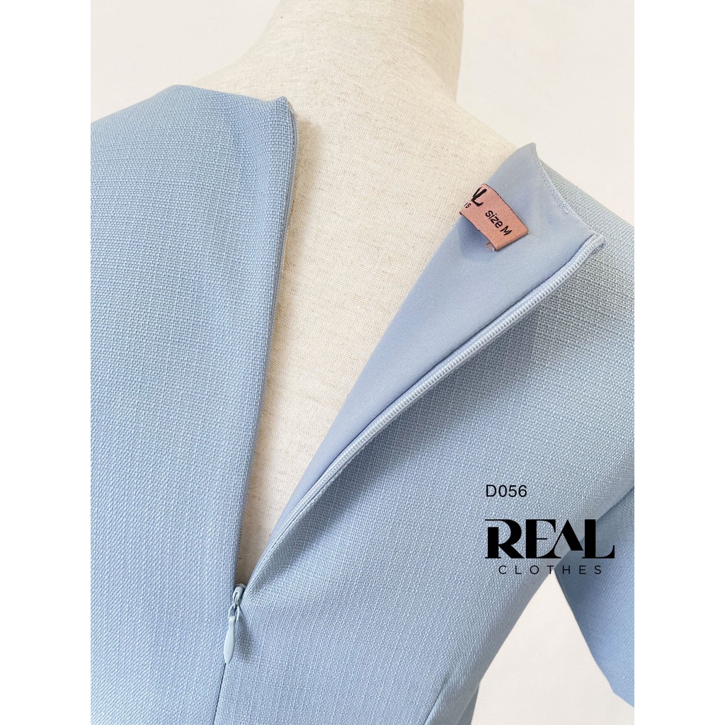 Đầm lala xanh blue_REAL