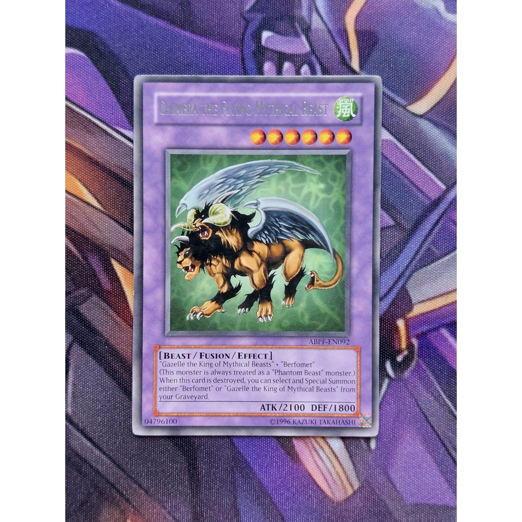 Thẻ Bài Yugioh Mint90 Monster Chimera the Flying Mythical Beast - ABPF-EN092 - Rare