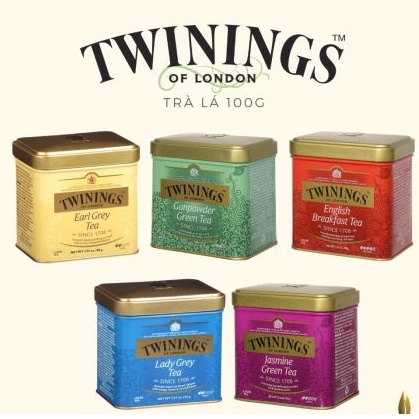 Trà hộp thiếc Twinings cao cấp