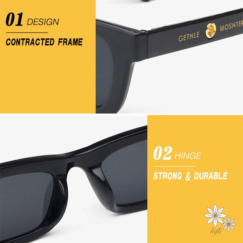 Kính râm gọng vuông phong cách sành điệu nữ tính