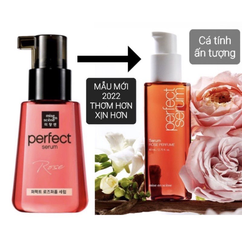 Dầu Dưỡng Tóc Mise En Giữ Nếp Tóc Uốn, Nuôi Dưỡng Từ Sâu Scene Perfect Serum 80ml Hàn Quốc