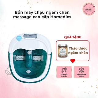 Bồn ngâm chân Homedics FB-650 massage cao cấp con lăn tự động - Thiết bị làm đẹp