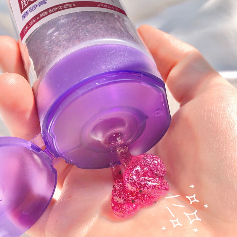 Kem tẩy tế bào chết HLLR chiết xuất quả mâm xôi tự nhiên làm sạch sâu 200g