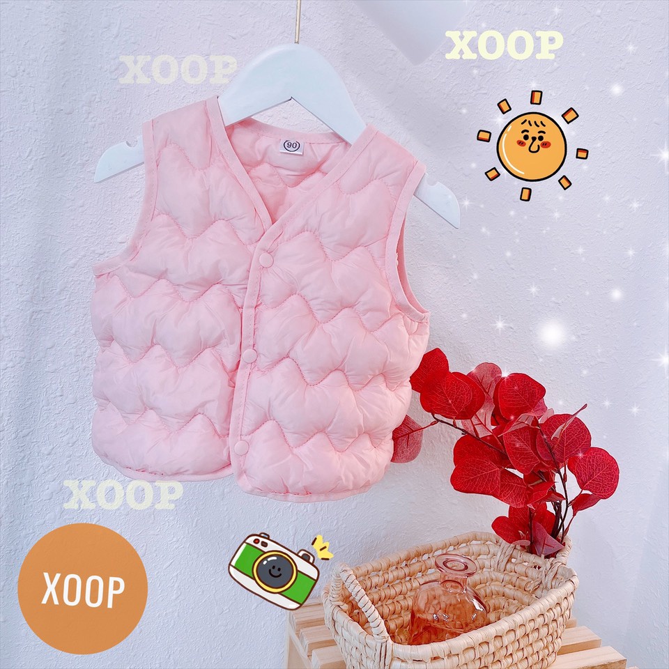 Áo gile phao trần sóng siêu nhẹ mềm sụn hàng quảng châu cho bé (9-20kg) (1809) shop phúc yến A6