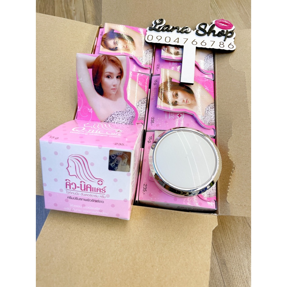 Kem Giảm Thâm Nách , Thâm Mông , Đầu Gối, Khuỷu Tay Q-NIC CARE- 15Gr, Chính Hãng thái lan