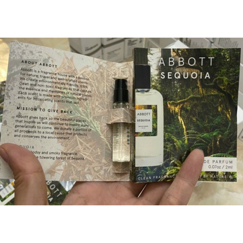 vial/ mẫu thử abbott sequoia edp 2ml ( ảnh thật)