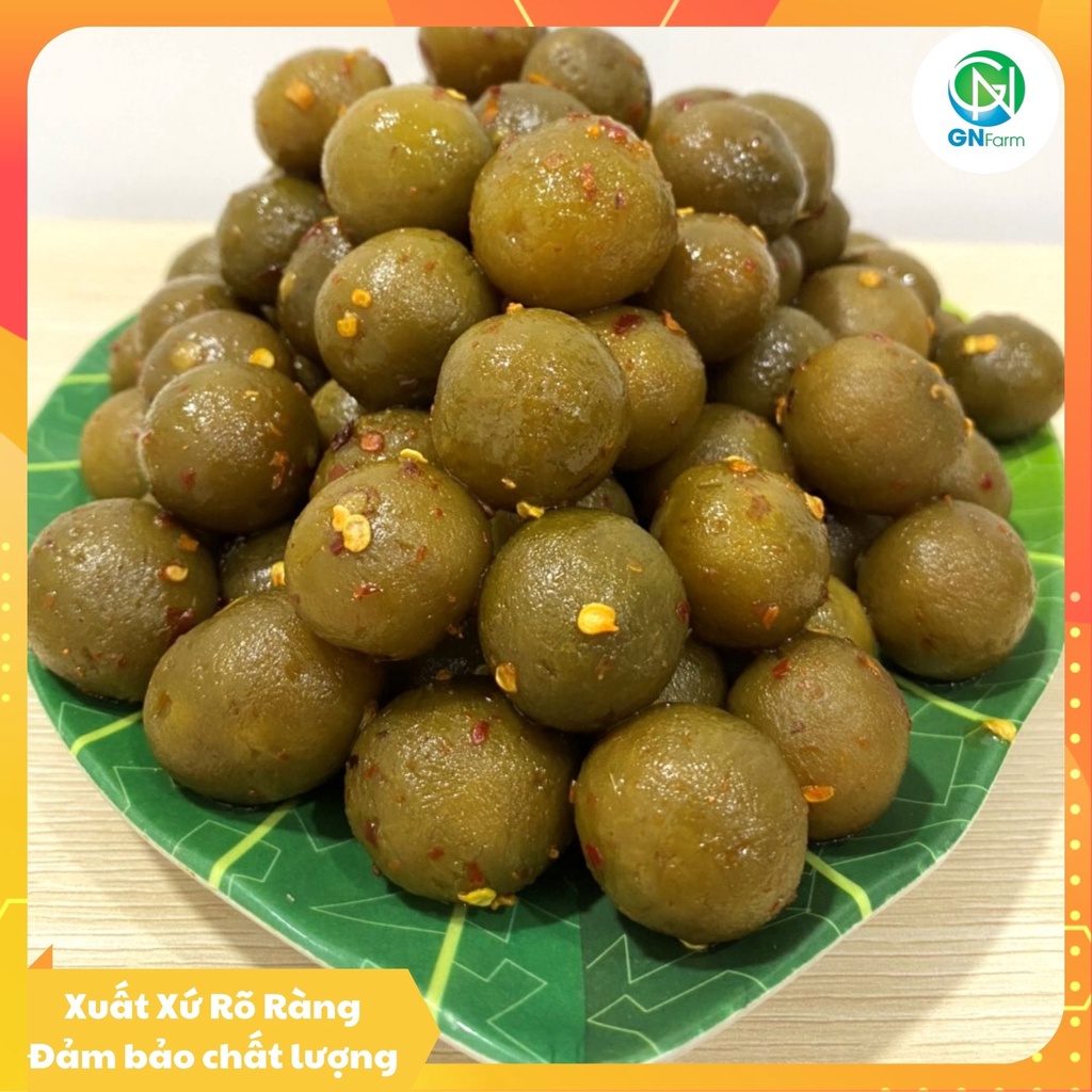 Sấu Hà Nội Ô Mai Sấu Giòn Chua Cay Ăn Là Ghiền - 500g/1kg