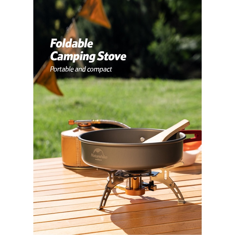 Bếp ga du lịch dã ngoại Naturehike NH21RJ009 chính hãng, Đầu chuyển bếp ga Naturehike PNH22CJ001