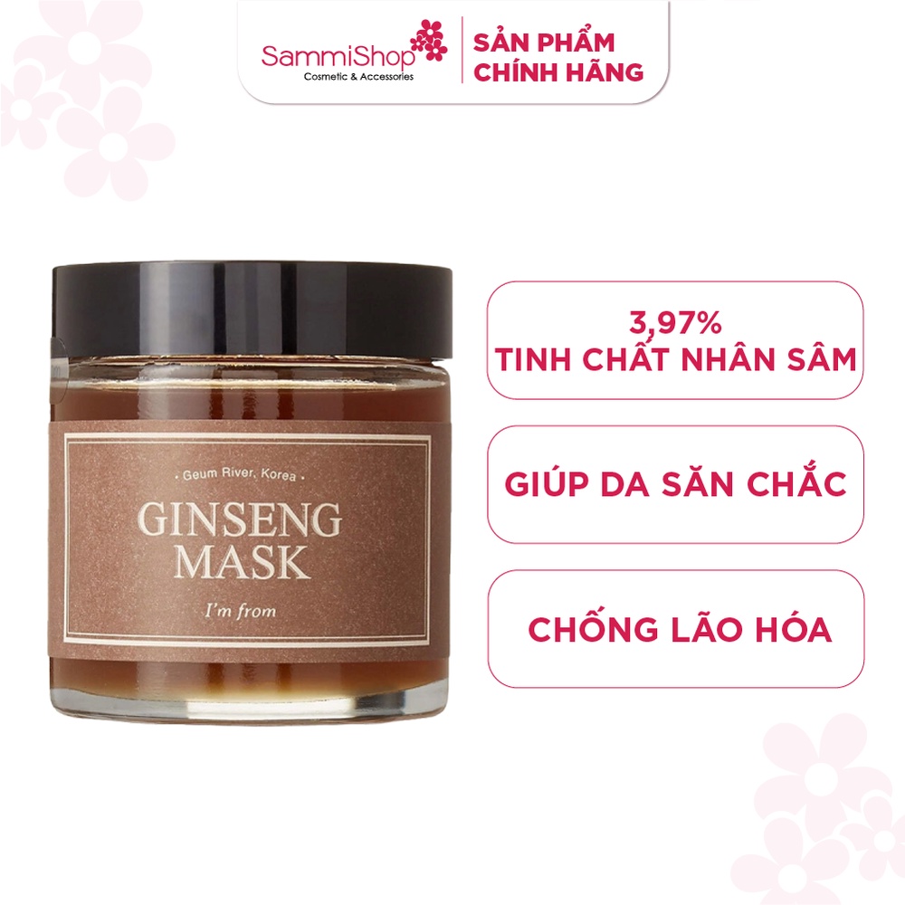 I'm From Mặt nạ rửa Ginseng mask 120g