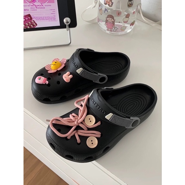 DÉP/SỤC KÈM STICKER HOA + DÂY DỄ THƯƠNG