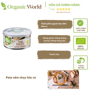 Pate nấm hữu cơ dm 125g