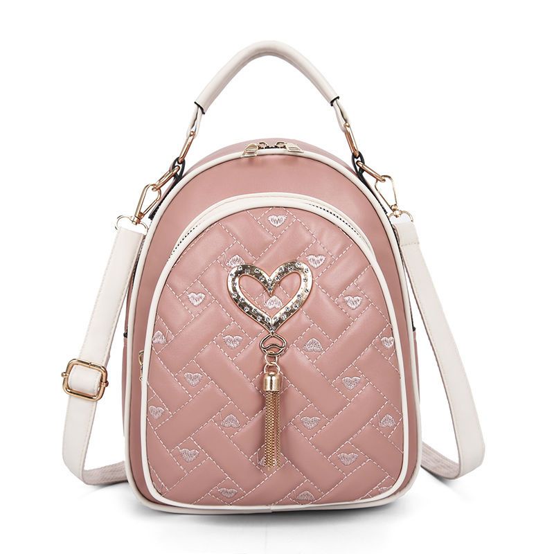 Ba Lô Chuwanglin Dây Tua Rua Hình Trái Tim Thời Trang