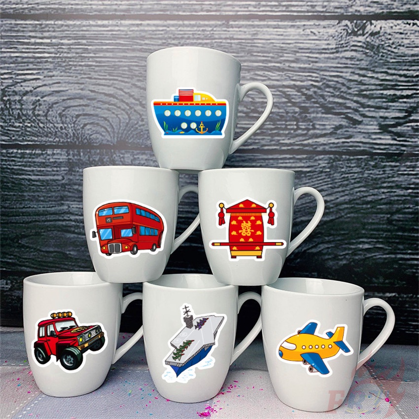 50Pcs/Set ❉ Vehicle Series 04 Cars Bus Truck Stickers ❉ DIY Fashion Waterproof Doodle Decals Stickers