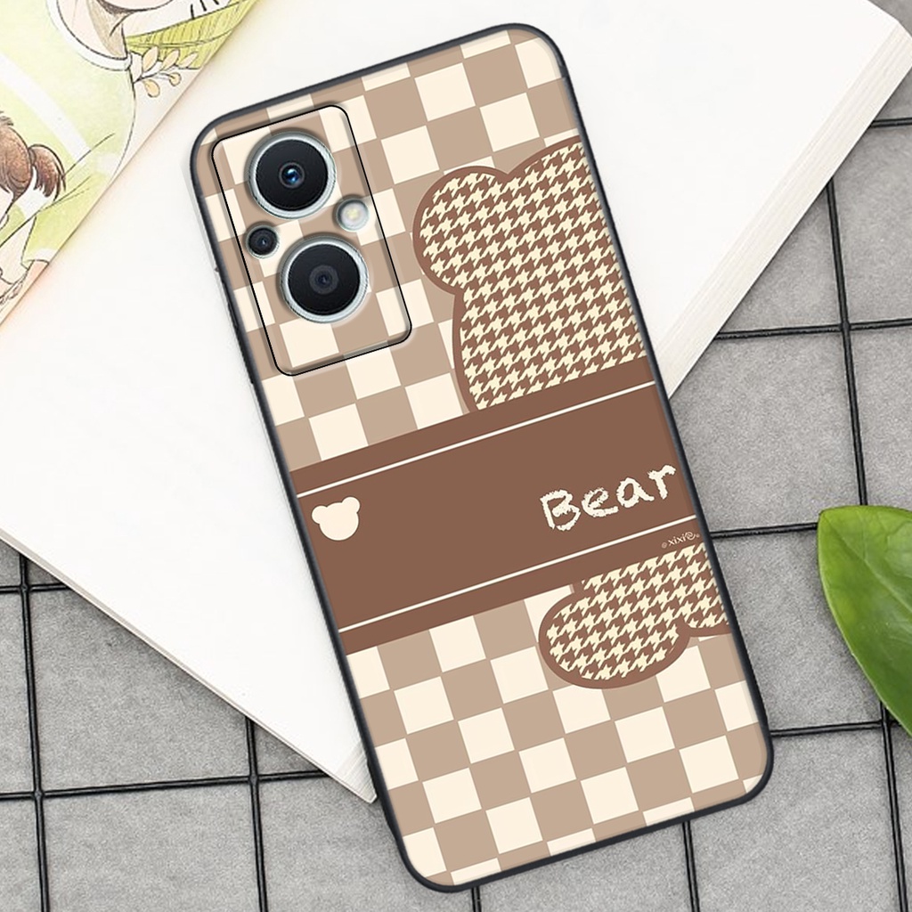 Ốp lưng Oppo RENO 7Z 5G / RENO 8Z 5G in hình tim, kẻ vuông mẫu mới CỰC XINH