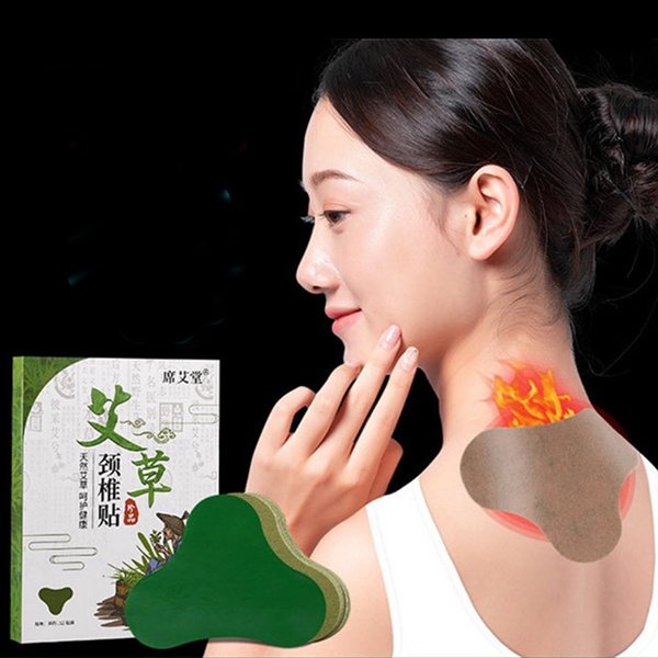 Hộp 12 miếng dán ngải cứu vai gáy giảm đau cổ vai gáy thải độc VS STORE