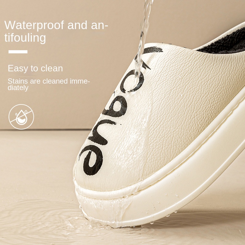 Dép Cotton Chống Thấm Nước Thời Trang Thu Đông Dành Cho Cặp Đôi Da034