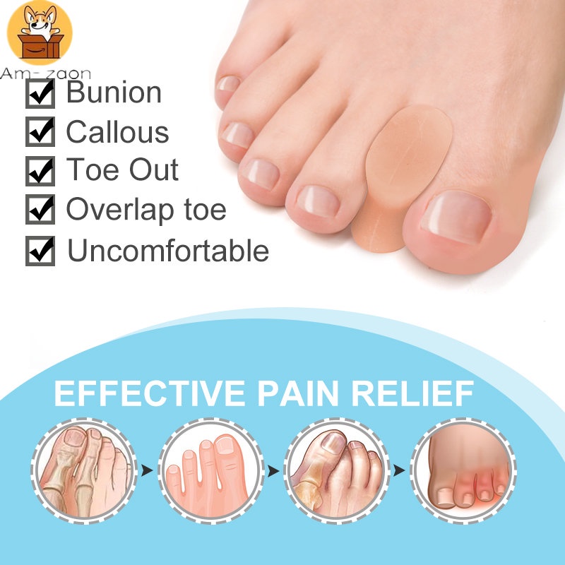 Set 2 Đệm Tách Ngón Chân Chỉnh Hình Giảm Đau Hiệu Quả