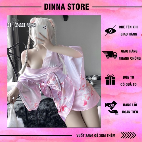 Hóa trang cosplay bộ đồ kimono phong cách Nhật Bản sexy quyến rũ gợi cảm 646