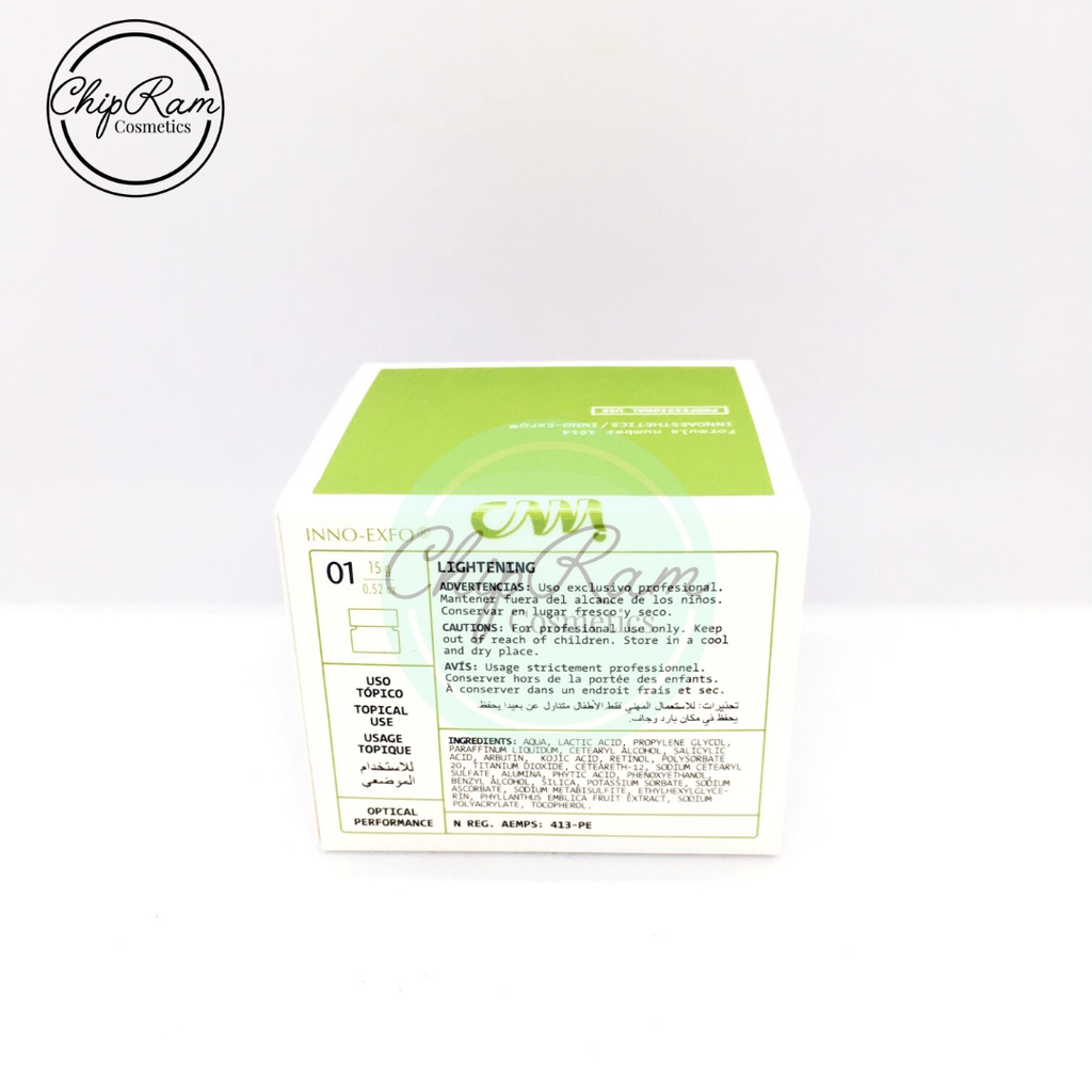 KEM PEEL HOẠT CHẤT VITAMIN A 5% INNOAESTHETICS INNO LIGHTENING GIÚP ĐỀU MÀU DA VÀ GIẢM THÂM MỤN 15G