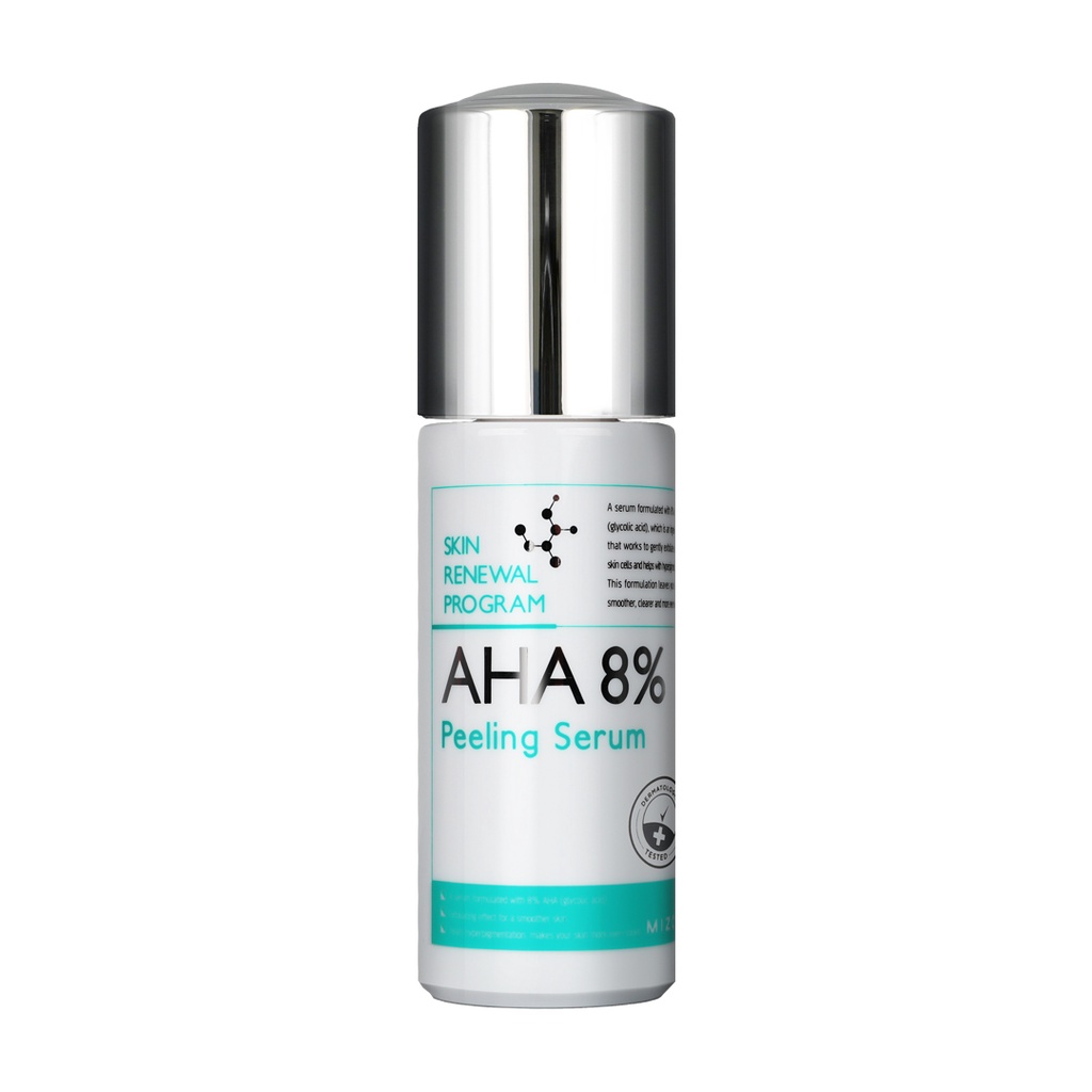 Serum MIZON AHA 8% bong tróc lột da/ loại bỏ da chết/ hydrat hóa da 40ml