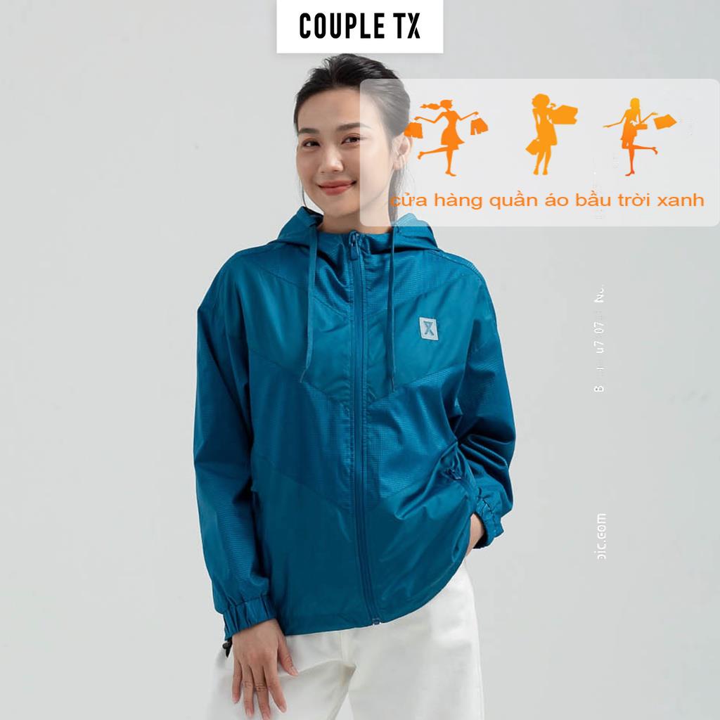 Chất lượng rất tốt được nhập từ Quảng ChâuÁo Khoác Dù Nữ Couple TX Dệt Thoáng Khí WOP 2022