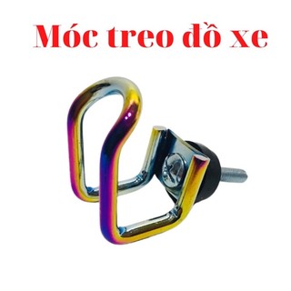 Móc Treo Đồ 7 màu TiTan Gắn Xe máy , Xe Điện Cực Đẹp < Tặng kèm Ốc Bắt>