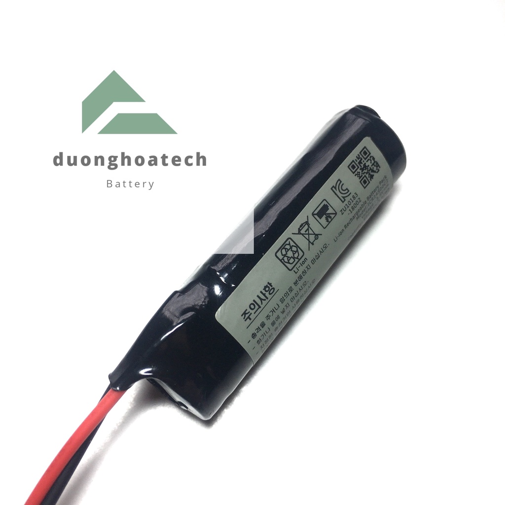 Pin Sạc Lithium-Ion ICR14500-C2 3.7V Dung Lượng 950mAh Jack SM