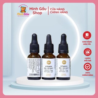 Vitamin D3 K2 MK7 Đức Sunday Natural 20ml cho bé, Vitamin giúp hấp thụ canxi phát triển chiều cao bé