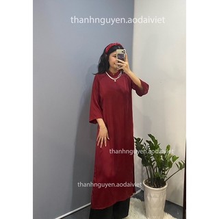 [BIGSIZE] Áo dài cách tân tay loe lụa Ngọc Trai (size đến 92kg, inbox tư vấn size)