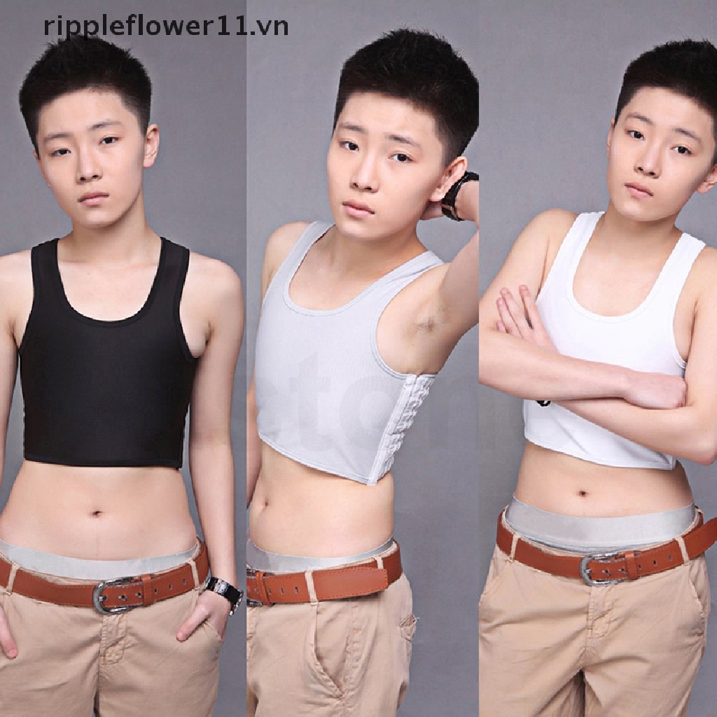 {peace} Áo Vest Ngắn Có Khóa Cài Thoáng Khí Hóa Trang Tomboy