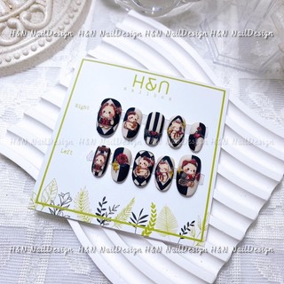 Nailbox Nail box Móng Úp Thiết Kế Gấu Dễ Thương