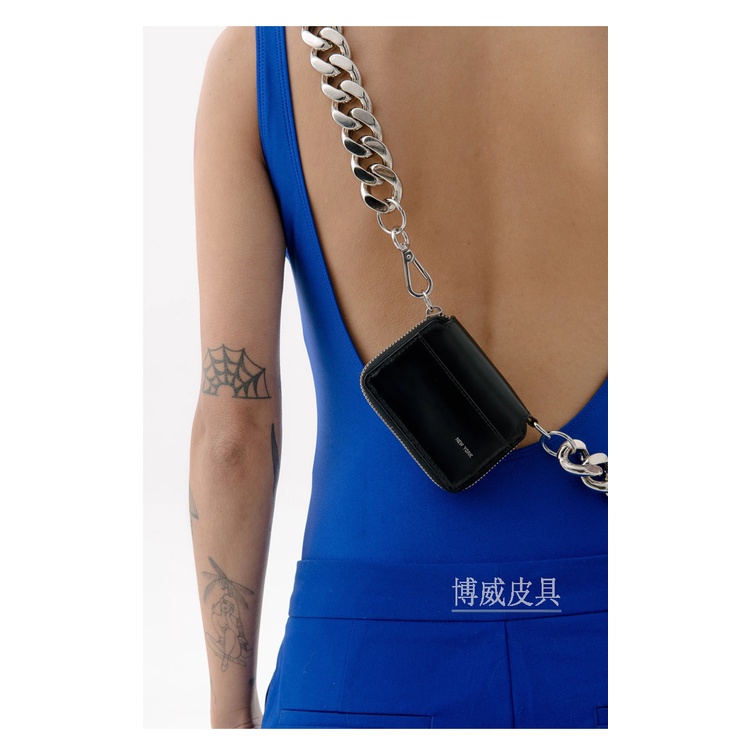 Túi Đeo Chéo Mini Phối Xích Kim Loại Dày Dặn Cao Cấp