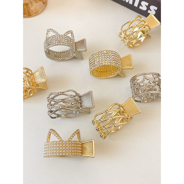 Kẹp Tóc Đính Ngọc Trai Giả Cao Cấp Thời Trang Dành Cho Nữ