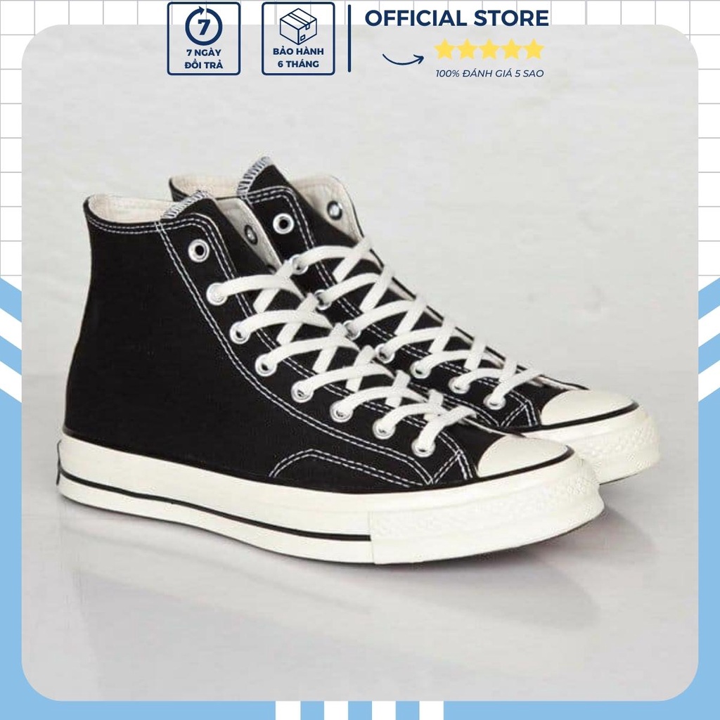 Giày_converse cổ cao 1970s classic đen trắng, Giày_CV mũi bóng hàng cao cấp nam nữ