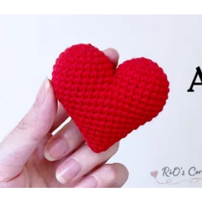 Móc khoá len hình trái tim ❤️